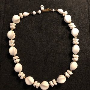 Vintage West Germany Milk Glass Necklace